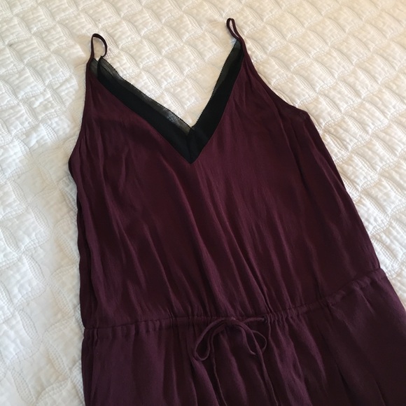 Trouve | Deep Purple / Wine Jumpsuit | Extra Small - Picture 3 of 4